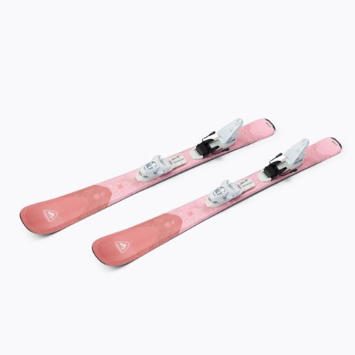 Narty zjazdowe dziecięce Rossignol Experience W Pro + wiązania Kid4 pink