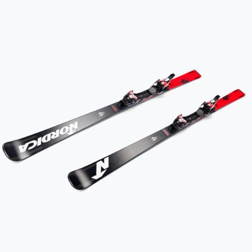 Narty zjazdowe Nordica Dobermann GSR RB + wiązania XCELL 14 FDT black/red