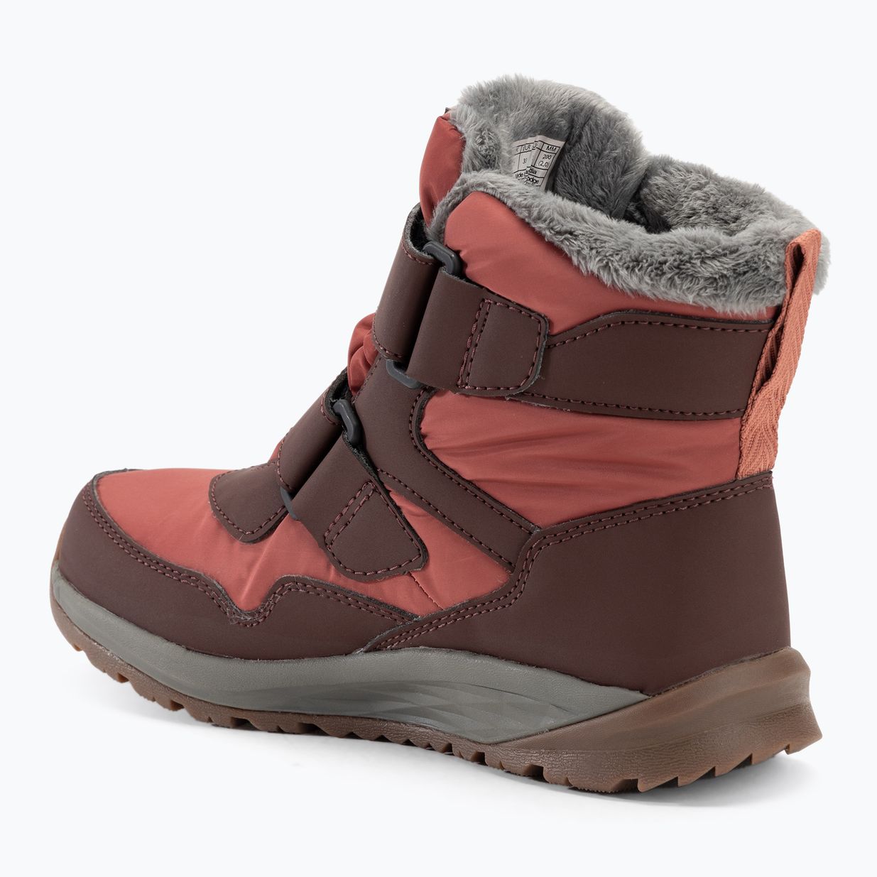 Buty dziecięce Jack Wolfskin Polar Bear-B Texapore Mid Vc dark mahogany 3