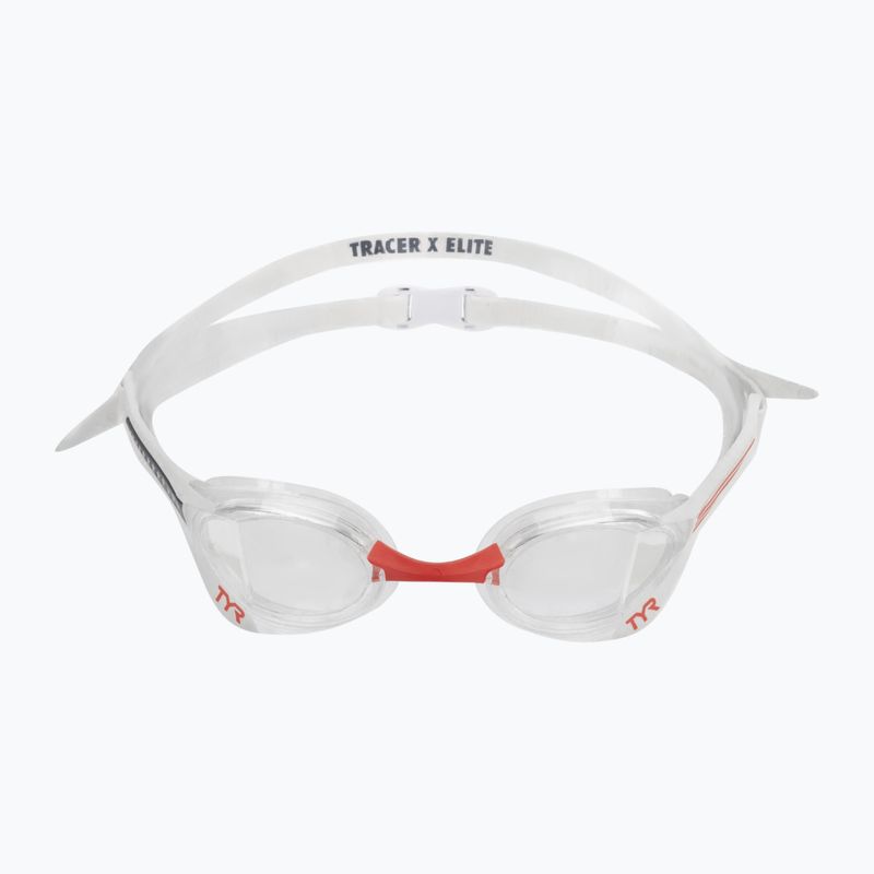 Okulary do pływania TYR Tracer-X Elite Racing clear/red/navy 2