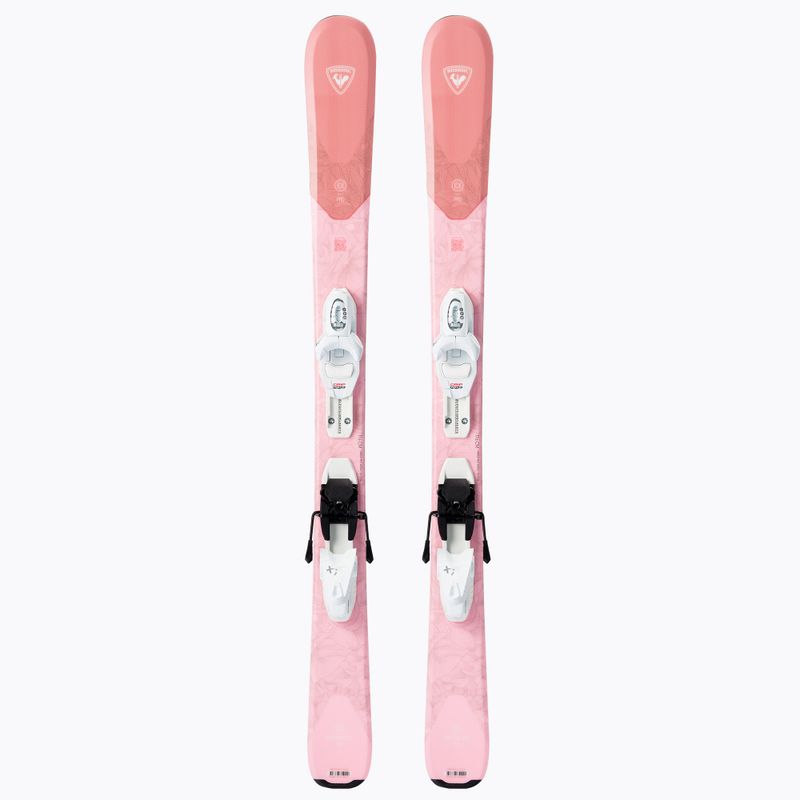 Narty zjazdowe dziecięce Rossignol Experience W Pro + wiązania Kid4 pink