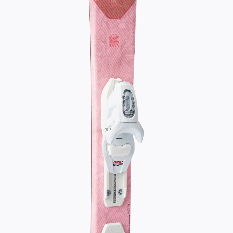 Narty zjazdowe dziecięce Rossignol Experience W Pro + wiązania Kid4 pink 7