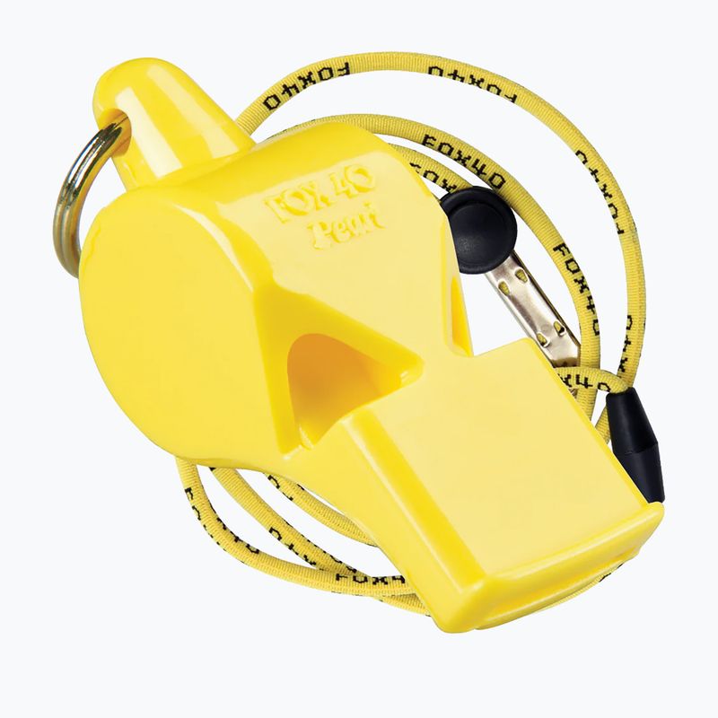 Gwizdek ze sznurkiem Fox 40 Pearl Safety yellow