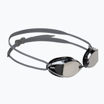 Okulary do pływania TYR Tracer-X Racing Mirrored silver/black